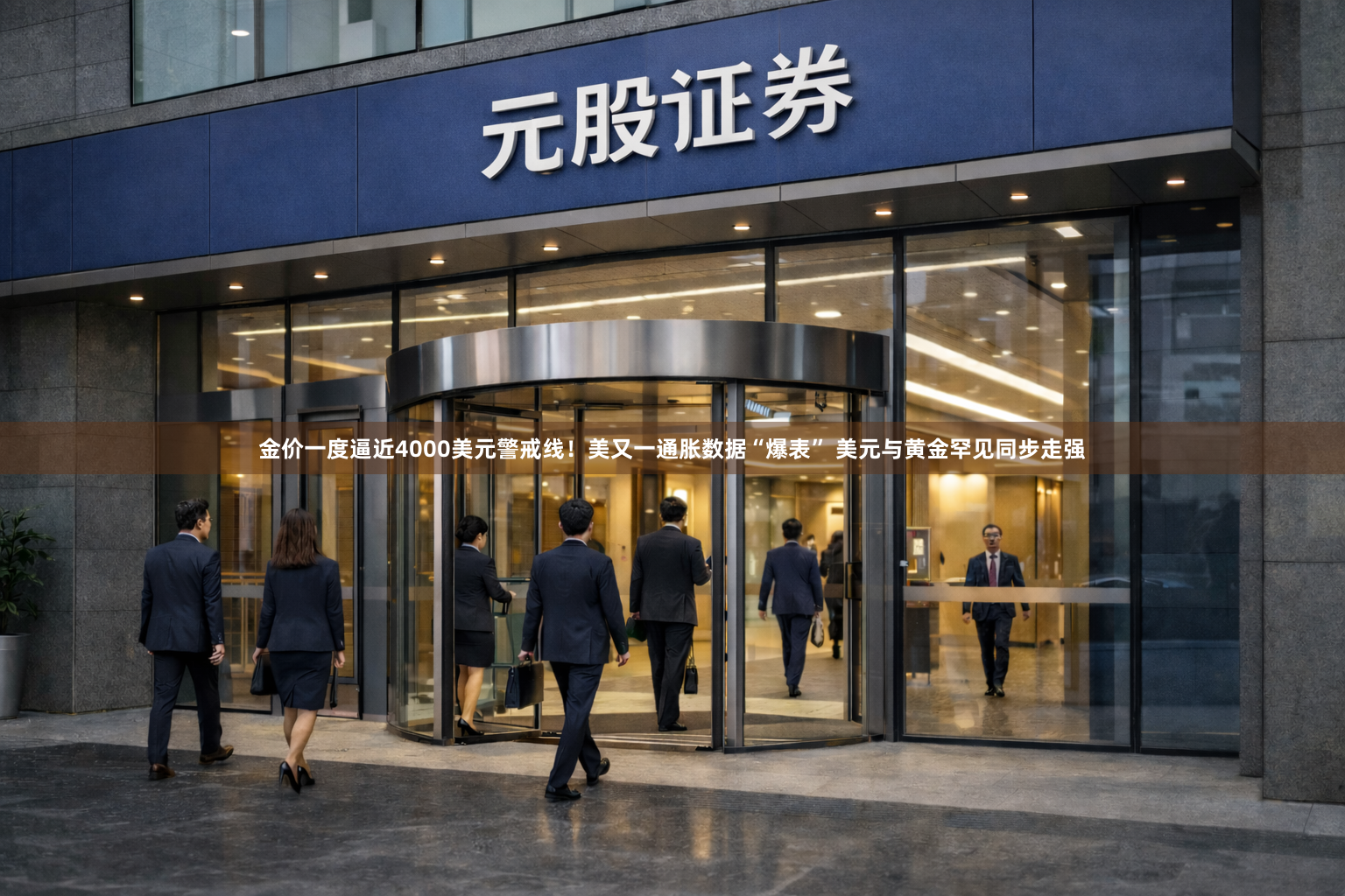 金价一度逼近4000美元警戒线！美又一通胀数据“爆表” 美元与黄金罕见同步走强