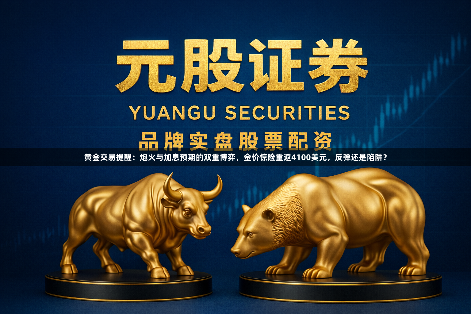 黄金交易提醒：炮火与加息预期的双重博弈，金价惊险重返4100美元，反弹还是陷阱？